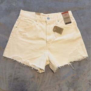 NWT - SZ 30 LEVIS High-Waisted Mom Shorts